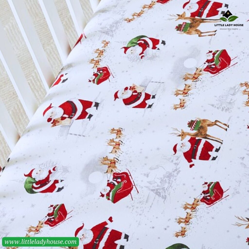 Christmas bassinet sheets