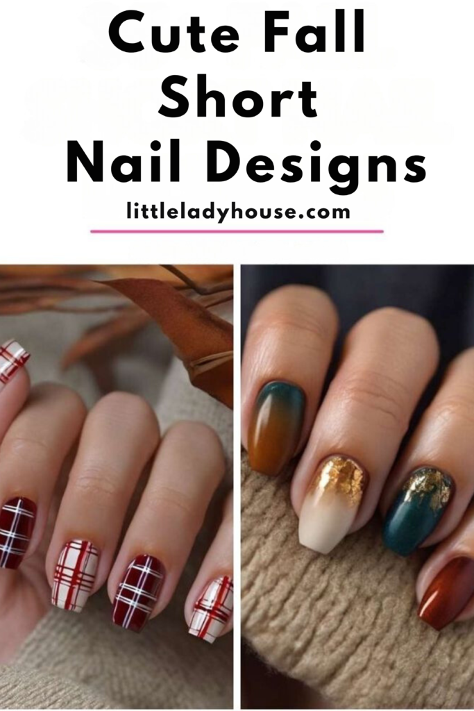 Cute Fall Short Nail Designs