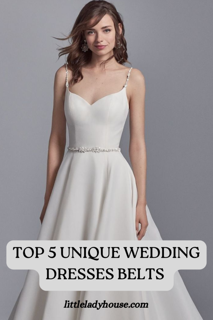 Top 5 Unique Wedding Dresses belts 