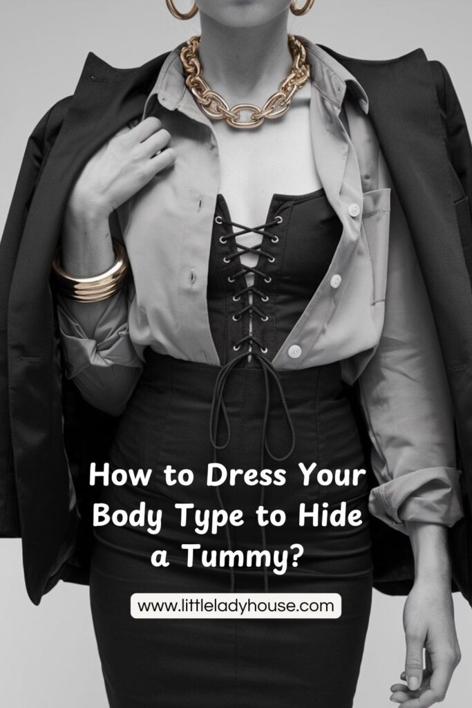 How to Dress Your Body Type to Hide a Tummy?