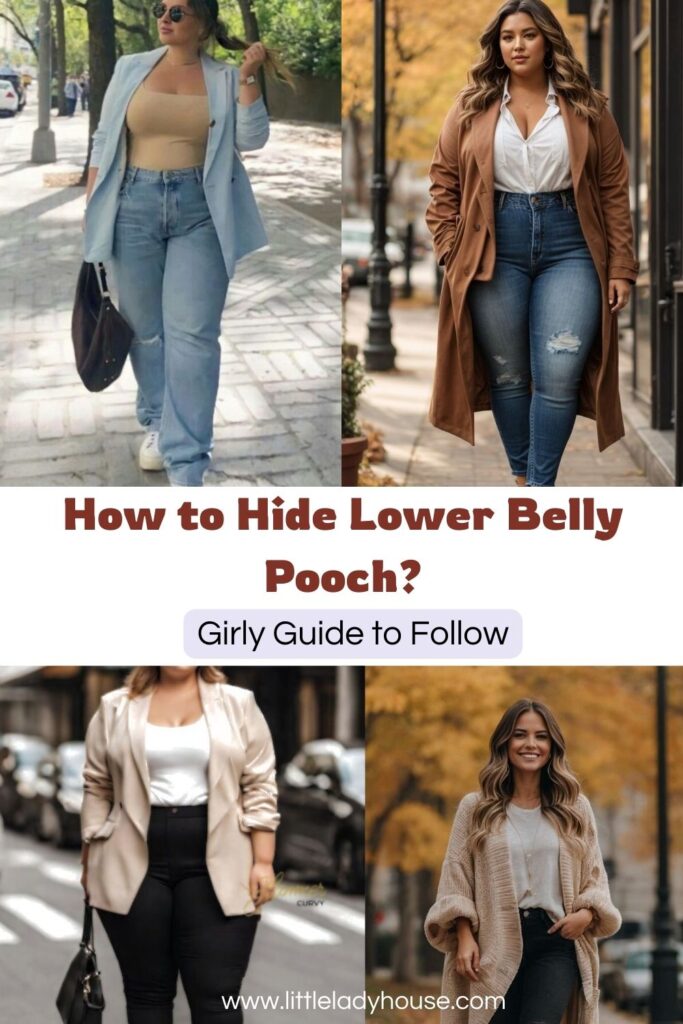 How to Hide Lower Belly Pooch